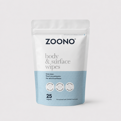Zoono Body and Surface Wipes (25 pack)